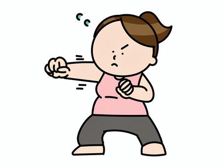 ★お家でのボクシング★